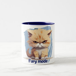 Caneca De Café Em Dois Tons Colère (mode fureur) - Fury mode