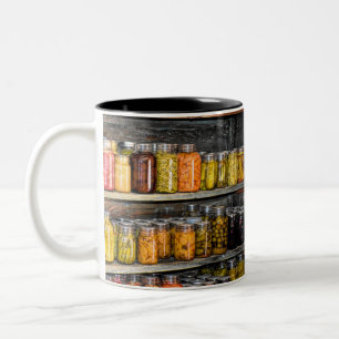 Caneca De Café Em Dois Tons Colheita de outono