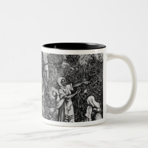 Caneca De Café Em Dois Tons Colheita do café