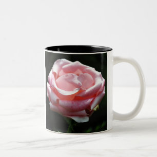 Caneca De Café Em Dois Tons Colheita Rosa Rosa Rosa Rosa Rosa