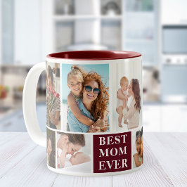 Caneca De Café Em Dois Tons Collage 10 Photos Best Mom Ever