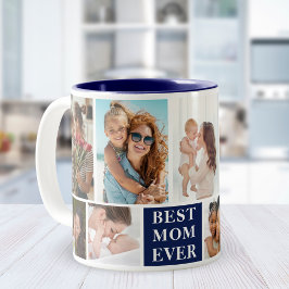 Caneca De Café Em Dois Tons Collage 10 Photos Best Mom Ever