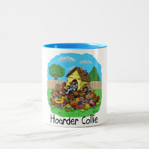 Caneca De Café Em Dois Tons Collie