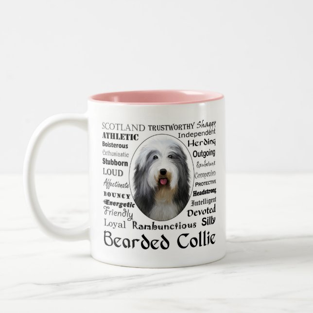 Caneca De Café Em Dois Tons Collie Mug (Esquerda)