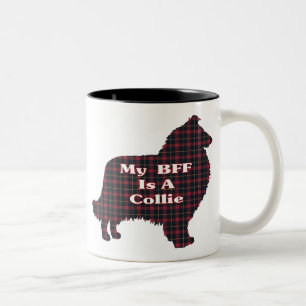 Caneca De Café Em Dois Tons Collie Rough