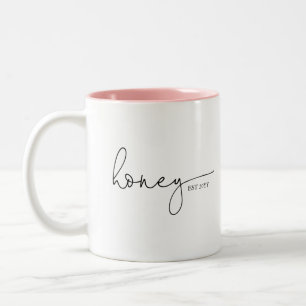 Caneca De Café Em Dois Tons Colmeia Estabelecida   Presente da Vovó Dia das Mã