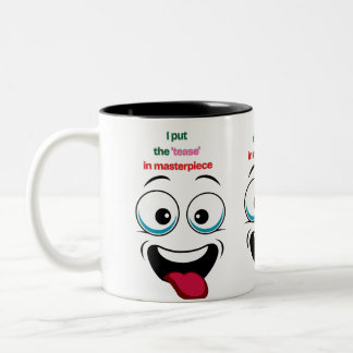 Caneca De Café Em Dois Tons Coloco o ‘Tesar’ em Caneca de Desenho Animado Dive