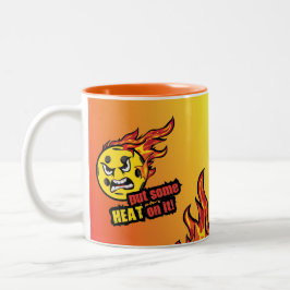 Caneca De Café Em Dois Tons Coloque Um Pouco De Calor Nele, Pickleball