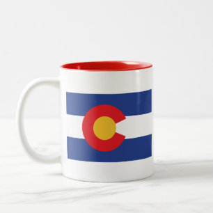 CANECA DE CAFÉ EM DOIS TONS COLORADO-FLAG