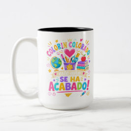 Caneca De Café Em Dois Tons Colorín Colorado Este Ano Se Ha Acabado Espanhol