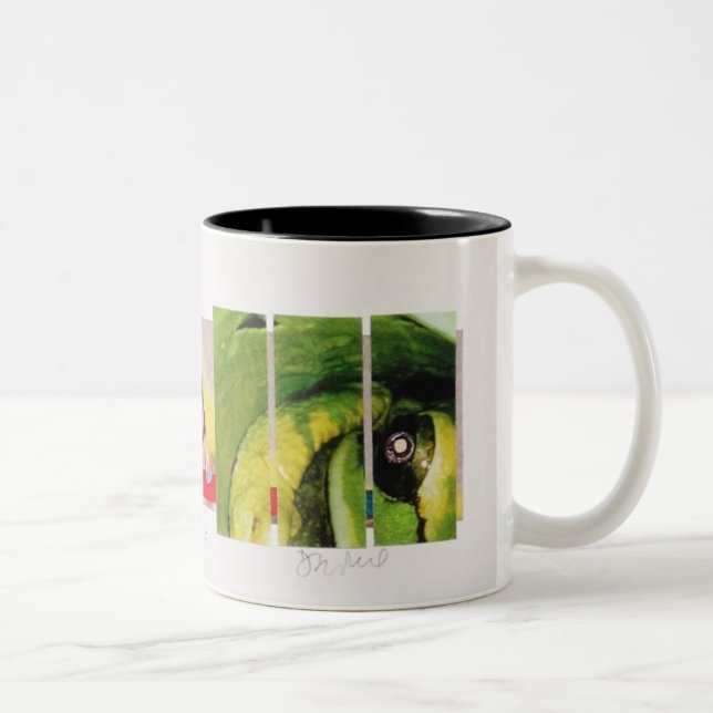 Caneca De Café Em Dois Tons Coluna 14 (Direita)