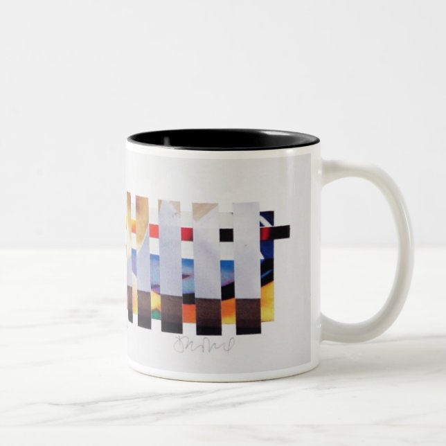 Caneca De Café Em Dois Tons Coluna 18 (Direita)