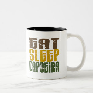 Caneca De Café Em Dois Tons Coma o sono Capoeira 1