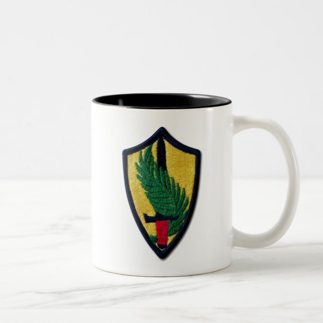 Caneca De Café Em Dois Tons Comando central MacDill AFB de USCENTCOM CENTCOM (Direita)