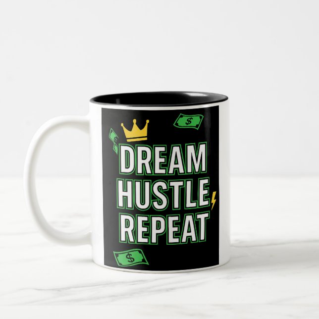 Caneca De Café Em Dois Tons Comece seu dia com um gole de inspiração! (Esquerda)