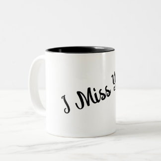 Caneca De Café Em Dois Tons "Comece seu dia com um sorriso - café motivador