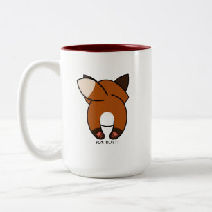 Caneca De Café Em Dois Tons Comece seu dia com uma dose de cafeína foxídica! D