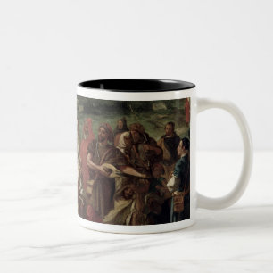 Caneca De Café Em Dois Tons Comediantes ou palhaços árabes, 1848