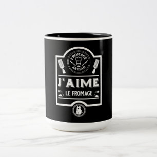 Caneca De Café Em Dois Tons Comedores de Queijo