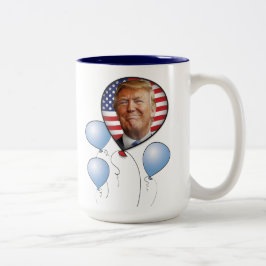 Caneca De Café Em Dois Tons Comemore com trunfo
