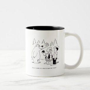 Caneca De Café Em Dois Tons Comensal dos ursos