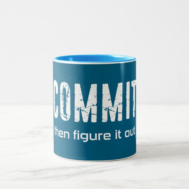 Caneca De Café Em Dois Tons Cometa e Depois Descubra (Centro)