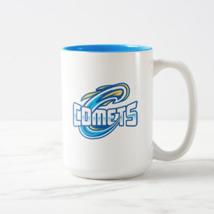 Caneca De Café Em Dois Tons Cometas do Cottey College