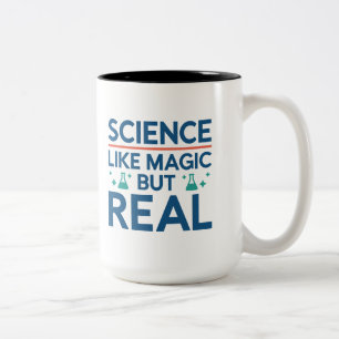 Caneca De Café Em Dois Tons Como Magia, Mas Real