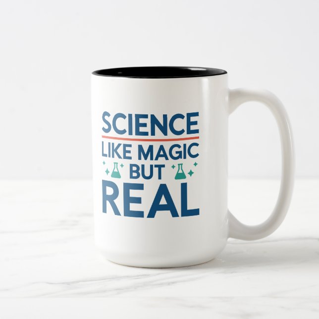 Caneca De Café Em Dois Tons Como Magia, Mas Real (Direita)