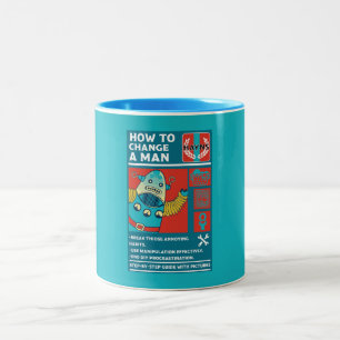 Caneca De Café Em Dois Tons Como Mudar Um Homem