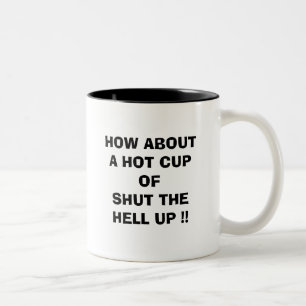 CANECA DE CAFÉ EM DOIS TONS COMO SOBRE UM COPO QUENTE DO FECHADO ACIMA!!