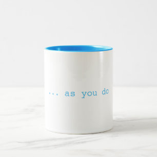 Caneca De Café Em Dois Tons Como você agride