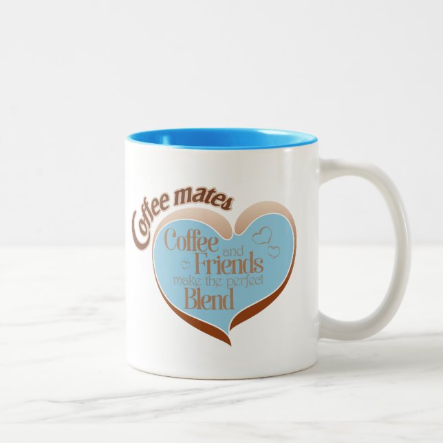 Caneca De Café Em Dois Tons Companheiros de café (Direita)