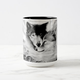 Caneca De Café Em Dois Tons Companheiros para sempre