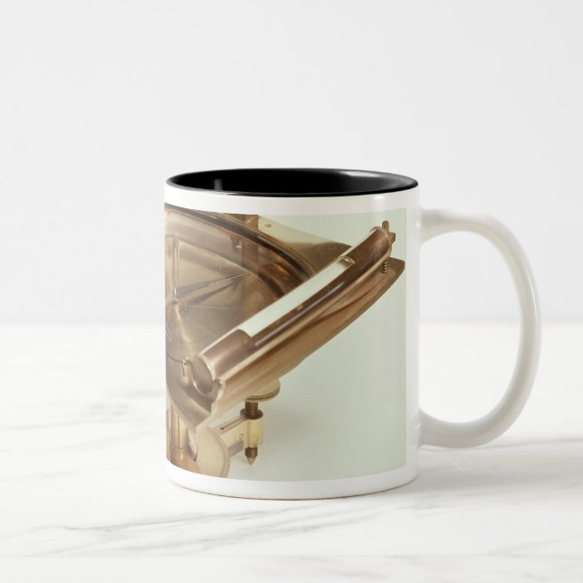 Caneca De Café Em Dois Tons Compasso do contorno (Direita)