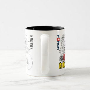 Caneca De Café Em Dois Tons Compatível com Andy Mechanic Mug Café e chá