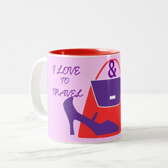 CANECA DE CAFÉ EM DOIS TONS COMPRANDO COLEÇÃO DE RAINHAS (Frente Esquerda)
