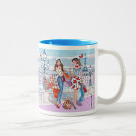 Caneca De Café Em Dois Tons Comprando em Paris | Mug