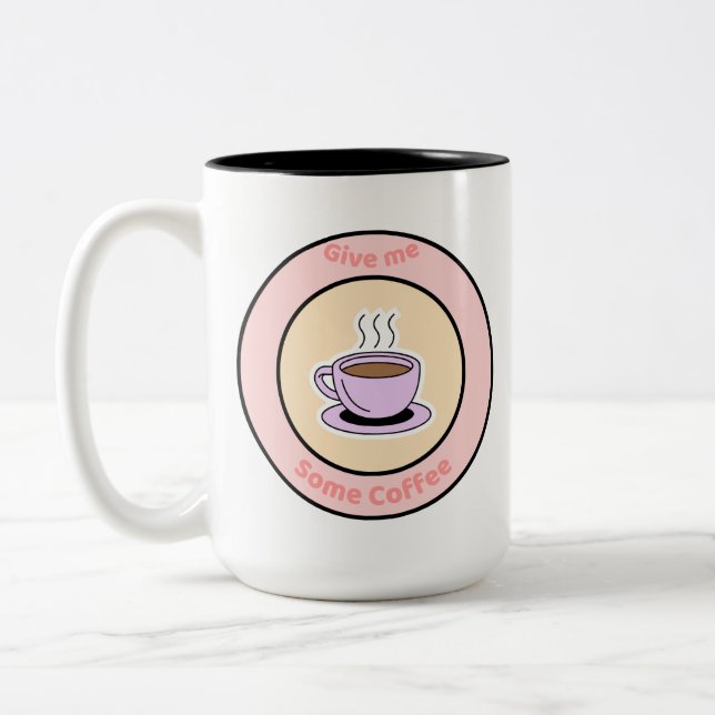 Caneca De Café Em Dois Tons compre isto se você gosta de beber café (Esquerda)