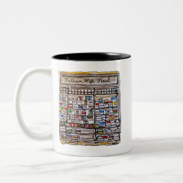 Caneca De Café Em Dois Tons Compro Fulham High Street Book