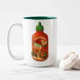 Caneca De Café Em Dois Tons Compro Sriracha Pho
