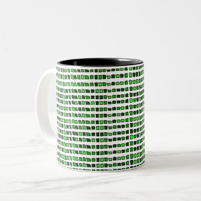 Caneca De Café Em Dois Tons Compromissos Github (Frente Esquerda)