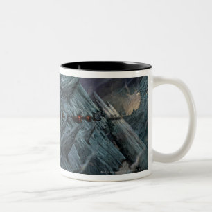 Caneca De Café Em Dois Tons Conceito de Cidade de Goblin - Caminho