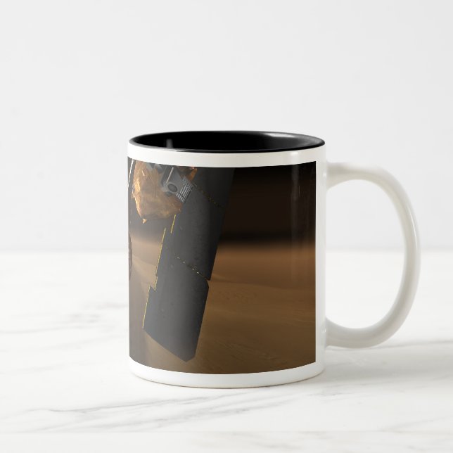 Caneca De Café Em Dois Tons Conceito para o Escoteiro de Vida das Emissões Vul (Direita)