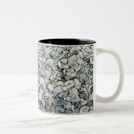 Caneca De Café Em Dois Tons Conchas da Costa com look de duas cores