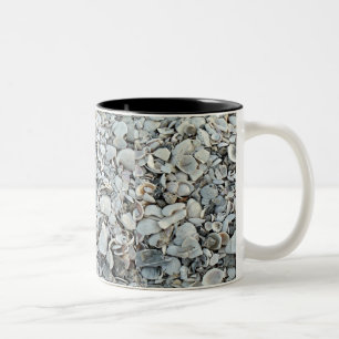 Caneca De Café Em Dois Tons Conchas da Costa com look de duas cores