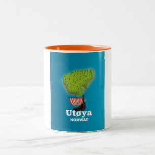 Caneca De Café Em Dois Tons Concluído