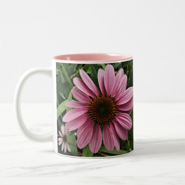 Caneca De Café Em Dois Tons Coneflower roxo (Esquerda)