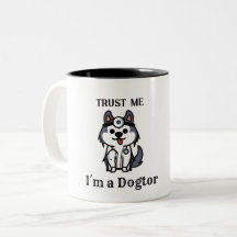 Confie em mim sou DOGTOR - cão de desenho animado