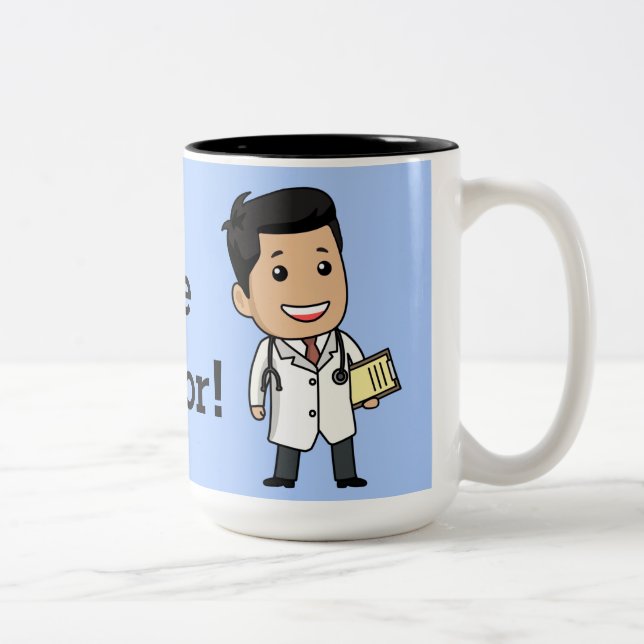 Caneca De Café Em Dois Tons Confie-me Doc (Direita)